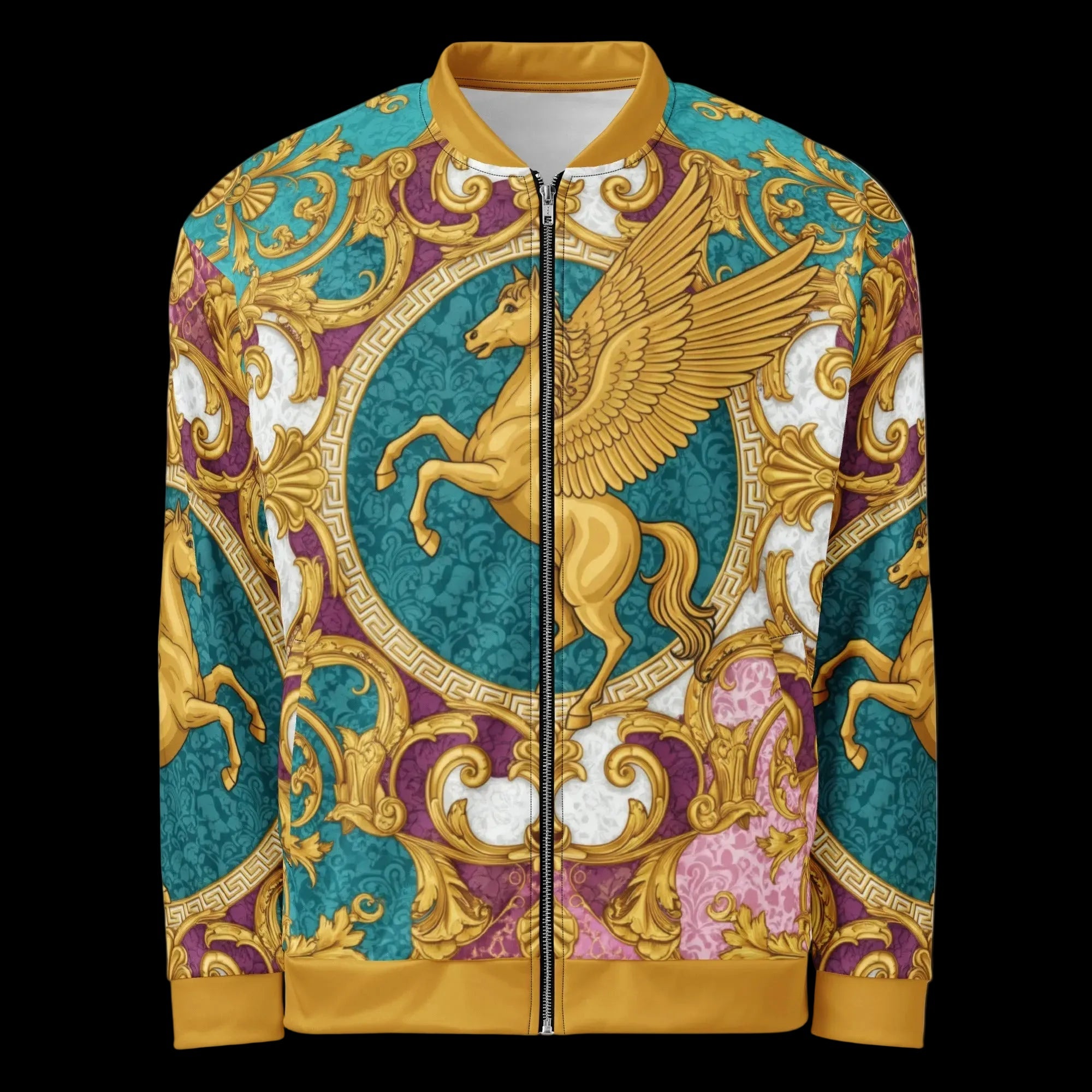 Hieme Fashion Unique Luxury Year of the Horse Unique Designer Apparel Front View