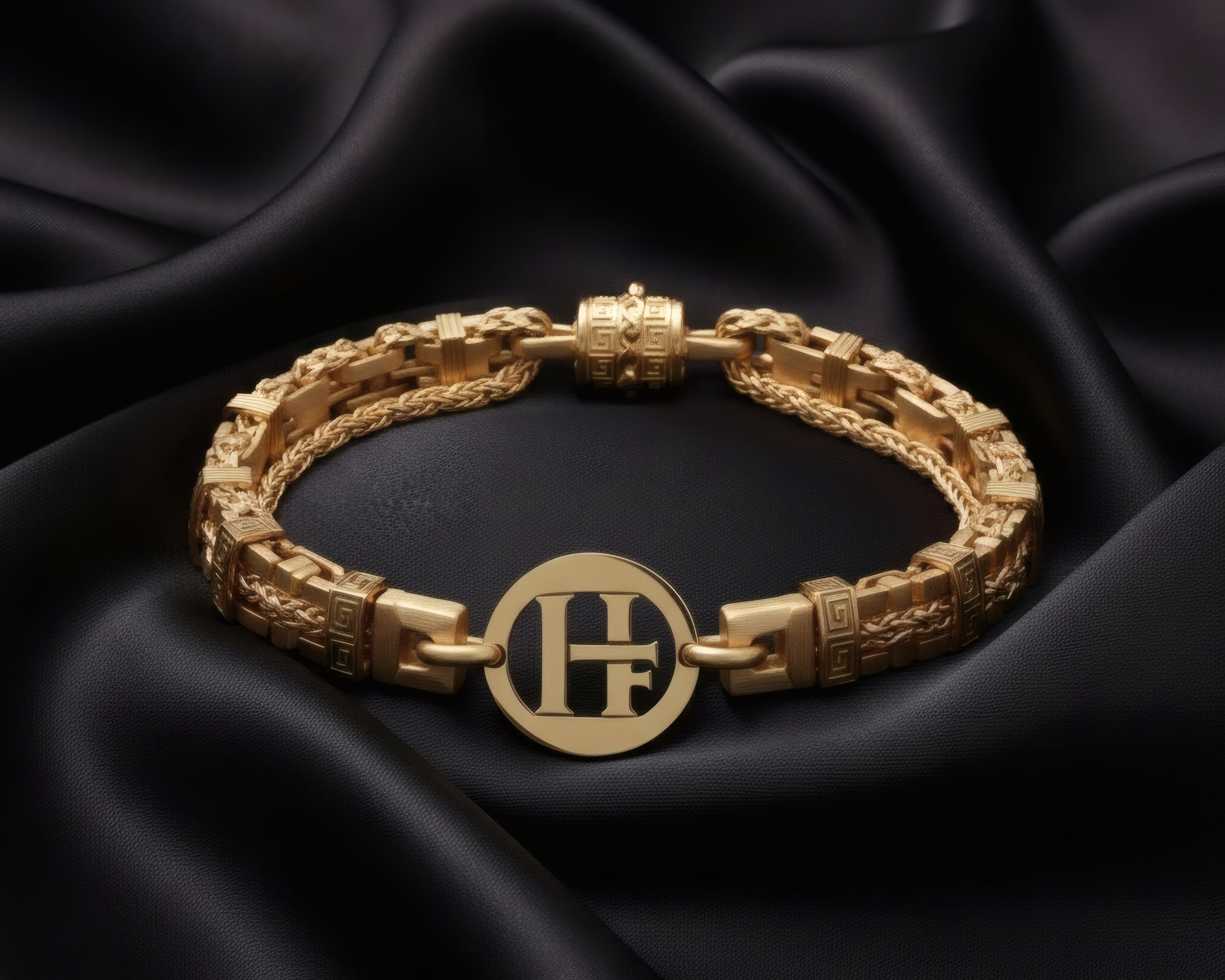 HIEME Fashion Baroque 18K Gold Bracelet